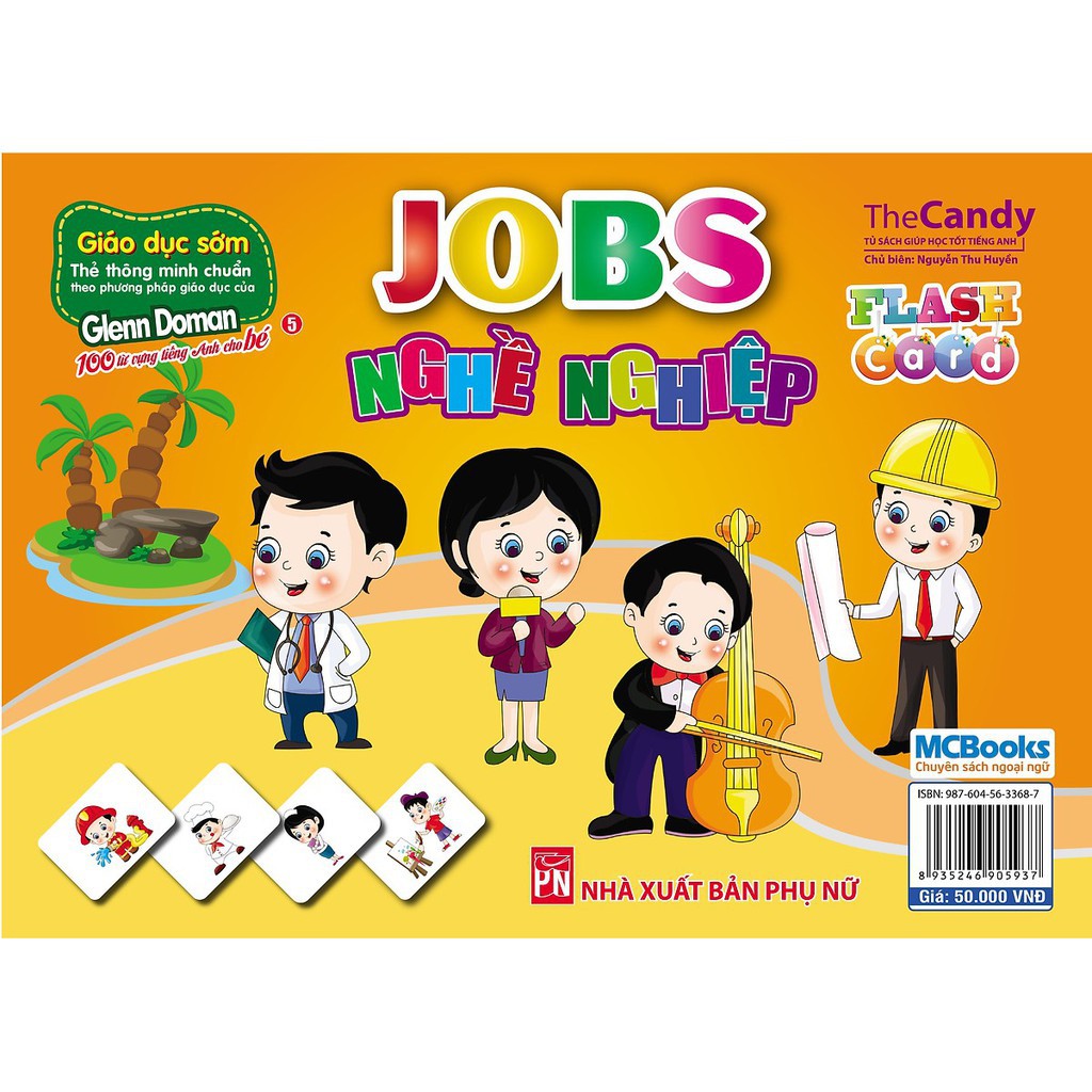 Flashcard - Giáo Dục Sớm Trẻ Thông Minh Theo Phương Pháp Glenn Doman - Jobs - Nghề nghiệp MCFO8830