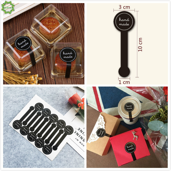 Set 10 Nhãn Dán In Chữ Dùng Trang Trí Bánh