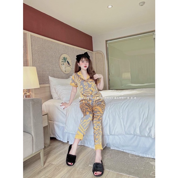 Bộ mặc nhà lụa cao cấp