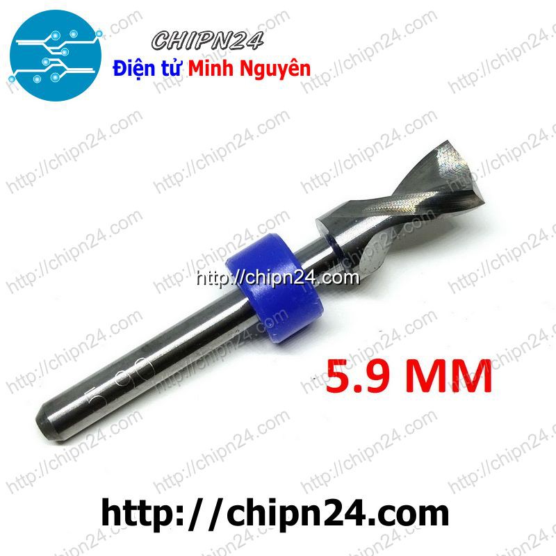 [1 CÂY] Mũi khoan mạch in CNC 5.9mm