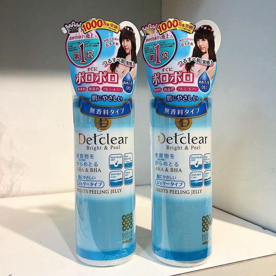 Tẩy tế bào chết Detclear Bright and Peel Peeling Jelly