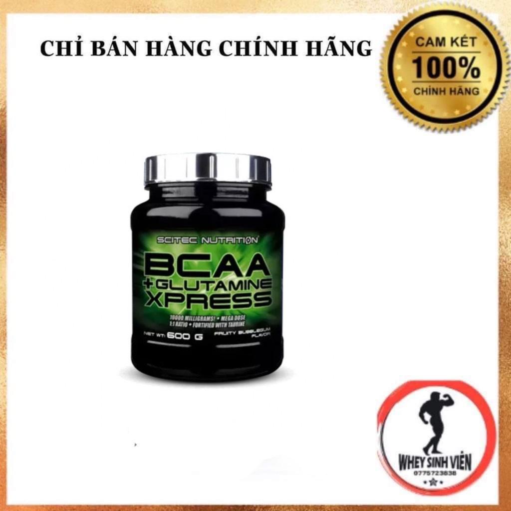 [Giá hủy diệt] [Chính hãng] BCAA | Scitec BCAA Glutamine Xpress Phục Hồi Cơ Bắp Tăng Sức Mạnh [50 Lần Dùng] 600G Vị Lime