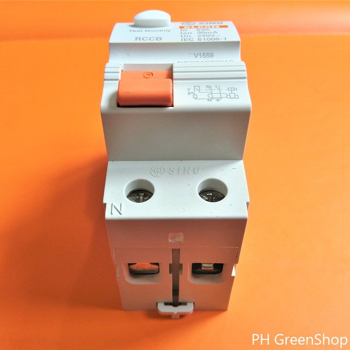 Át chống giật Sino 63A - Aptomat RCCB chống giật 63A chính hãng