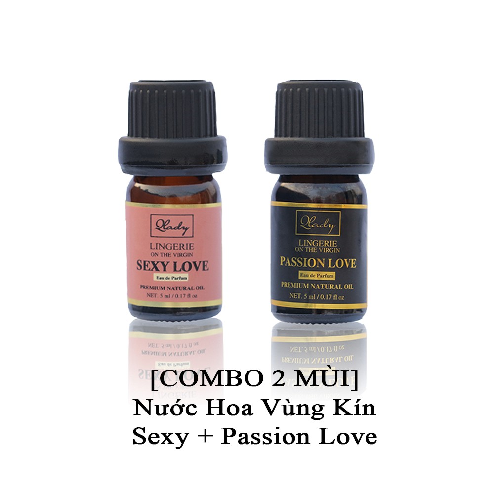 Nước Hoa Vùng Kín Sexy Love + Passion Love 5ml