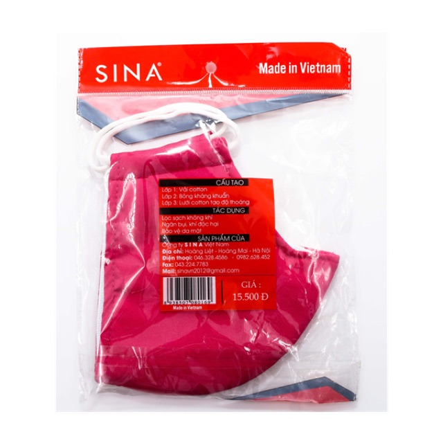 (✔️rẻ + đẹp ) Khẩu trang SINA kháng khuẩn | BigBuy360 - bigbuy360.vn