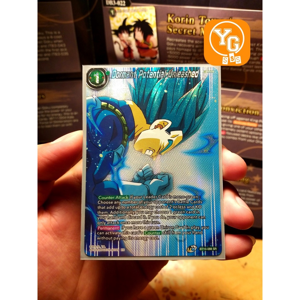 Thẻ bài Bandai chính hãng Dormant Potential Unleashed - BT10-088 - Super Rare Foil