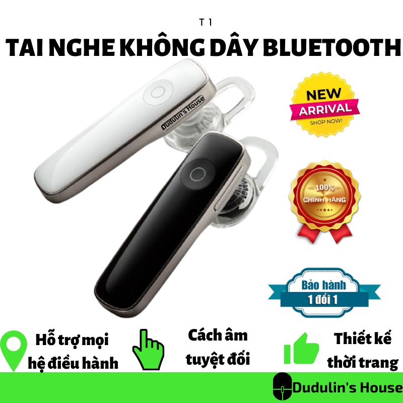 Tai nghe bluetooth N7100 / M165 một bên một tai thích hợp cho shipper, tài xế xe ôm công nghệ