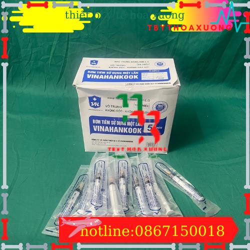 Bơm tiêm 1 lần Vinahankook 5ml