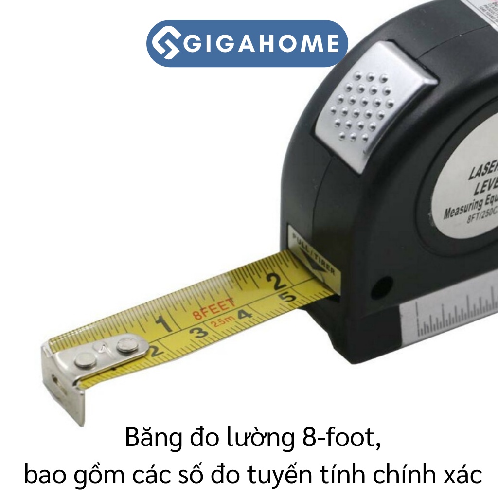 Thước Thủy Nivo Cân Mực Laser Đa Năng GIGAHOME Thước Kéo 4543