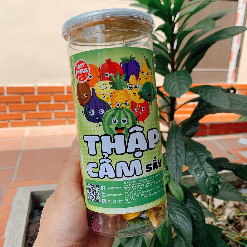 Thập cẩm sấy 260g ,ăn vặt LASTFOODS Hà Nội với các mẫu đồ ăn vặt các miền đầy đủ hương vị thơm ngon giá rẻ