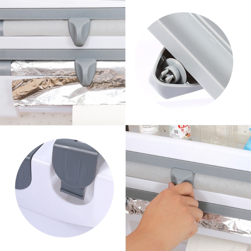 Giá Đỡ Cuộn Khăn Giấy / Màng Bọc Thực Phẩm Tiện Dụng Cho Nhà Bếp