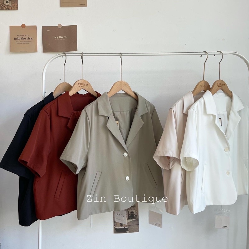 Áo blazer cọc tay 2 lớp dày dặn (A11509) | BigBuy360 - bigbuy360.vn