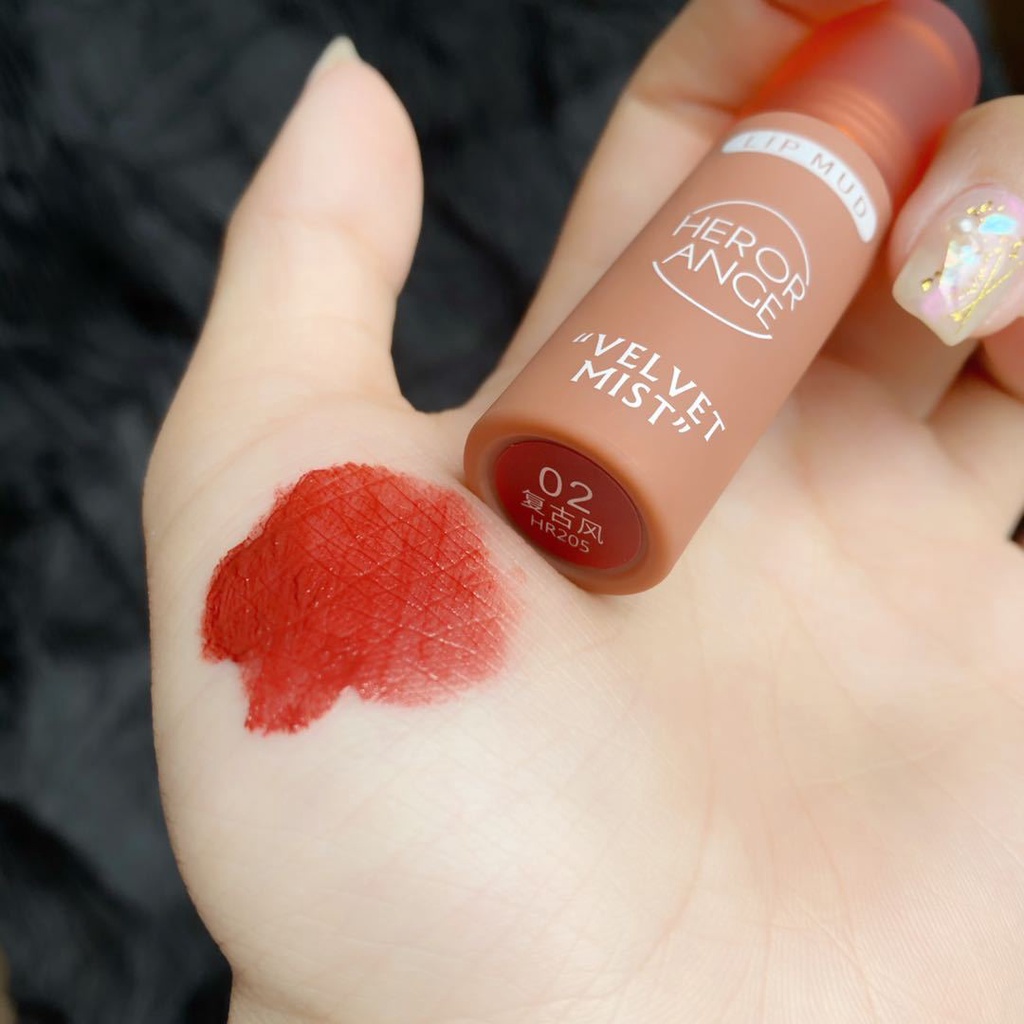 Son Kem Lì Mịn Môi Herorange Air Velvet Lip Gloss Và Phong Cách Grumpy Bear