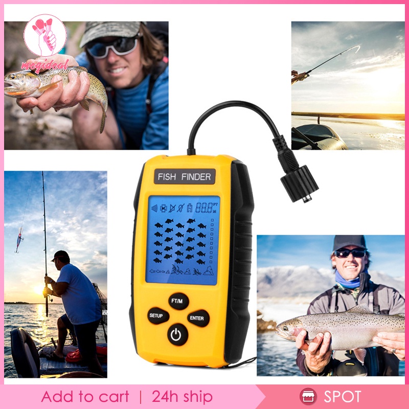Máy Dò Cá Không Dây 100m / 328ft Sonar