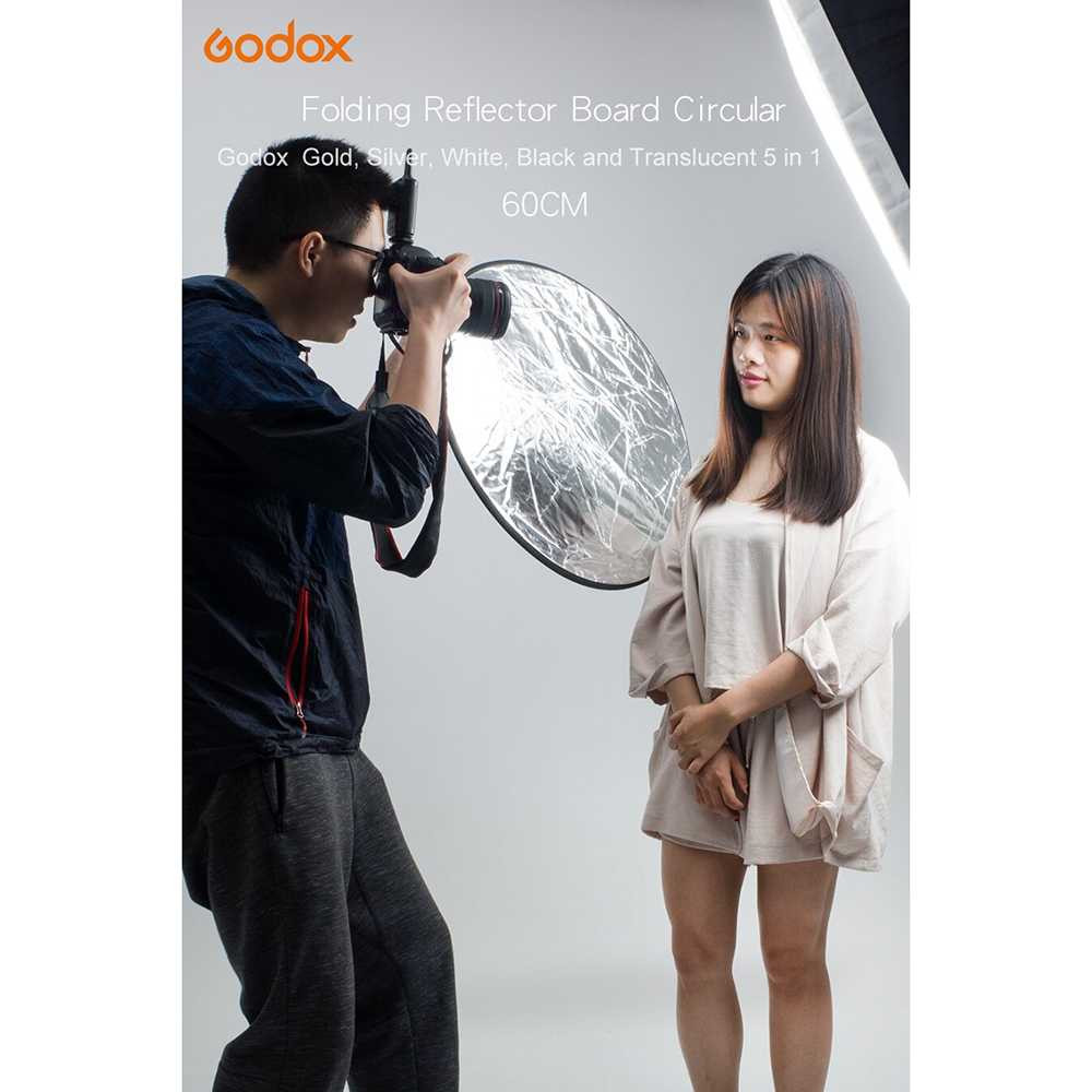 Godox Tấm Hắt Sáng 5 Trong 1 60cm - Rft-05 Chuyên Dụng Cho Studio