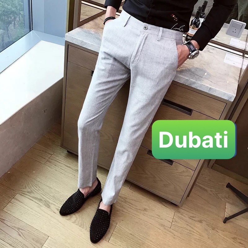 QUẦN NAM TÂY ÂU CHẤT VẢI CO GIÃN NHẸ MẶC ĐI CHƠI ĐI LÀM ĐỀU ĐƯỢC- DUBATI FASHION