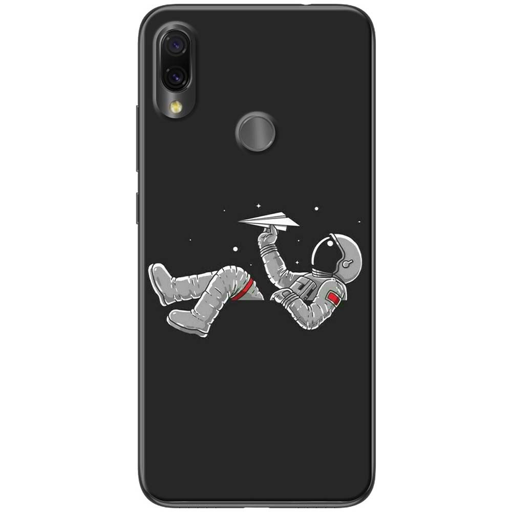 Ốp lưng nhựa dẻo Xiaomi Redmi Note 6, Redmi Note 7 Phi hành gia