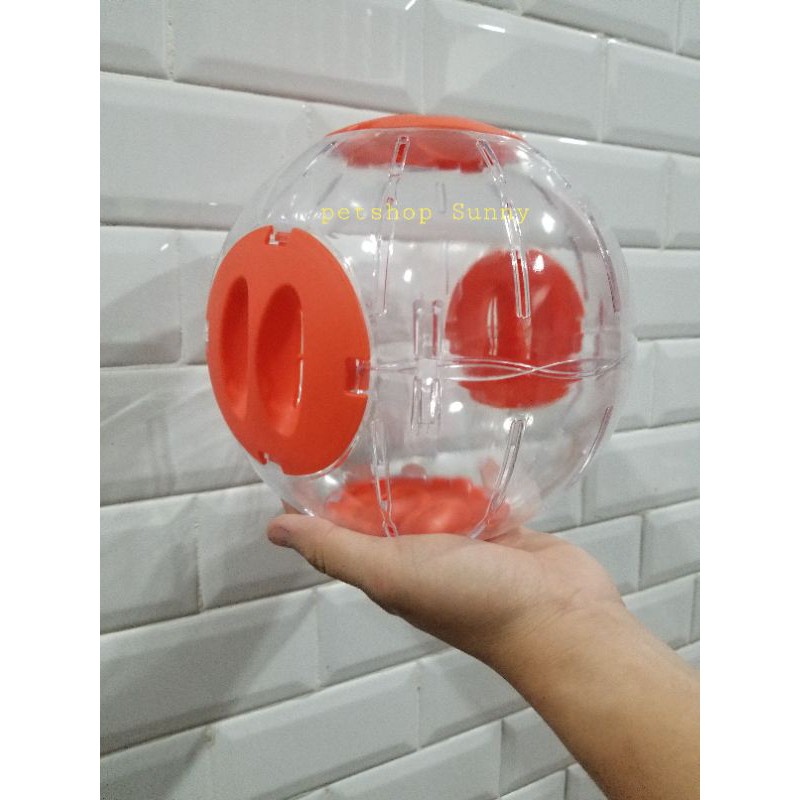 Banh chạy 20cm mica kèm đế cho hamster (bear tạng to, bear trưởng thành)
