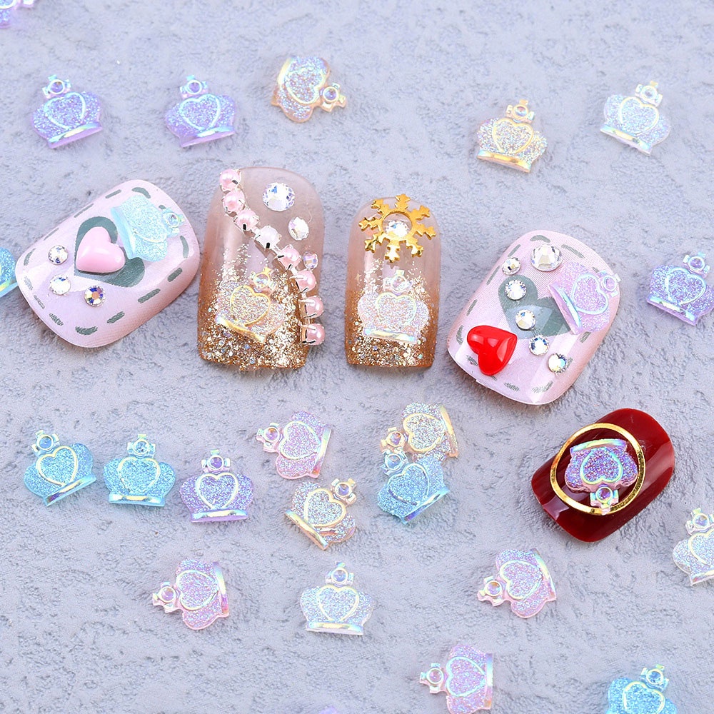 Phụ Kiện Trang Trí Móng Tay Nhiều Kiểu Dáng Bằng Nhựa Resin DIY