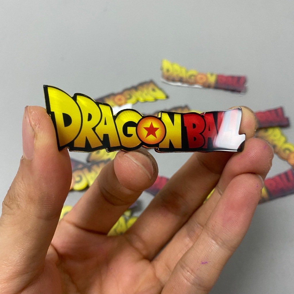 Mô hình Dragon ball - Tấm mica 3D Dragon ball trưng bày phòng siêu đẹp cao 2x7cm