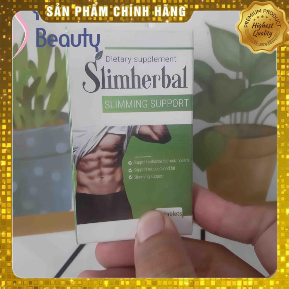 [COMBO 3 HỘP] VIÊN UỐNG GIẢM CÂN SLIM HERBAL - Giảm Cân Hiệu Quả Không Gây Mất Nước Mệt Mỏi - CHÍNH HÃNG HỘP 30 VIÊN