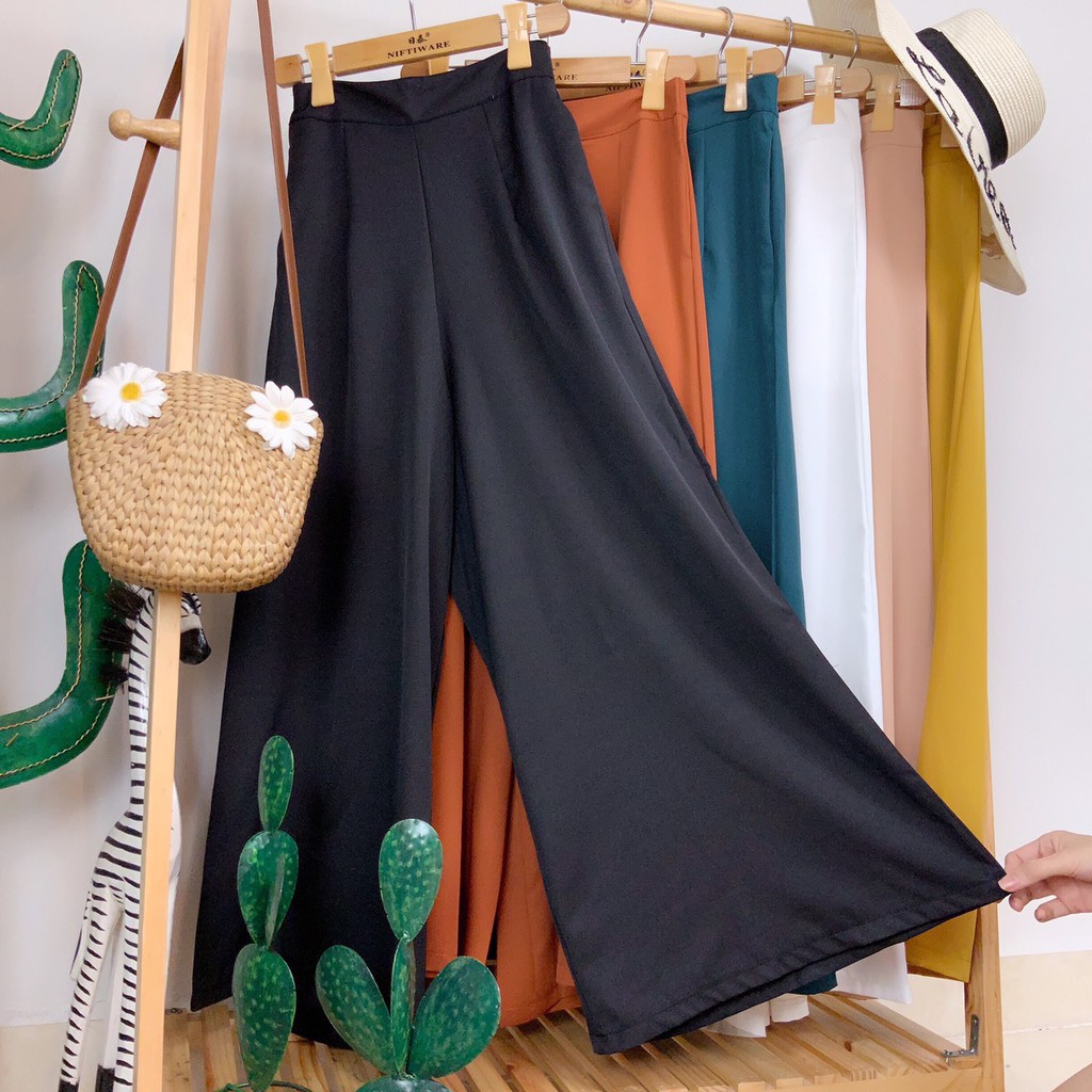 Quần tây ống rộng MIMIX quần dài lụa chéo trơn đi làm, đi chơi sang trọng BD0155 | BigBuy360 - bigbuy360.vn