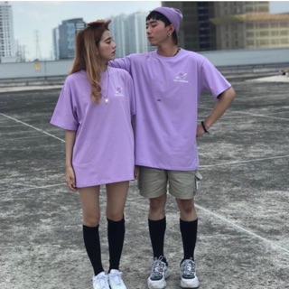 🌹Áo Thun Form Rộng Tên Lửa Tím