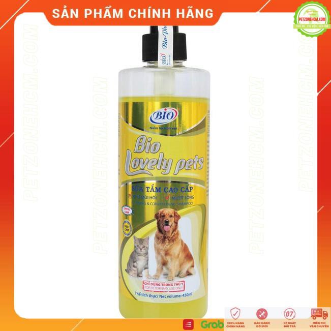 Sữa tắm dưỡng da lông cao cấp cho chó mèo - Bio Lovely Pet (chai 450ml)