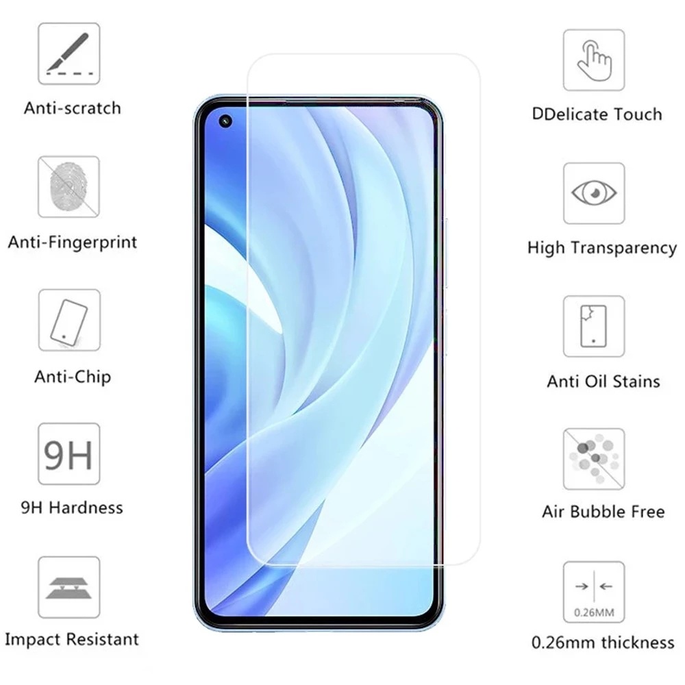 Ốp Điện Thoại Kính Cường Lực 2 Trong 1 Cho Redmi A2+ 12C A1 10C 10A 10 2022 11 Prime 5G 9 9A 9C 9T 8 8A