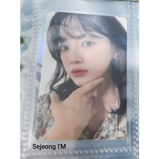 Card sejeong album i'm - card off