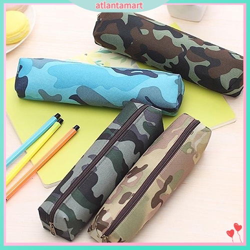 Túi vải đựng bút chì họa tiết rằn ri