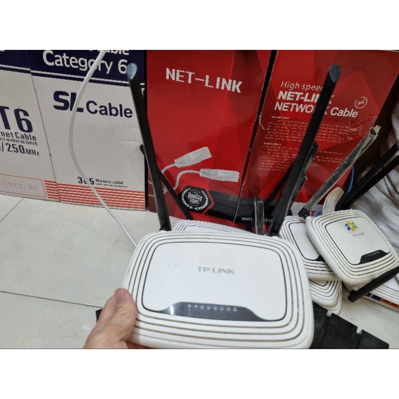 Bộ phát Tplink 2 râu bản quốc tế tốc độ 300Mbps