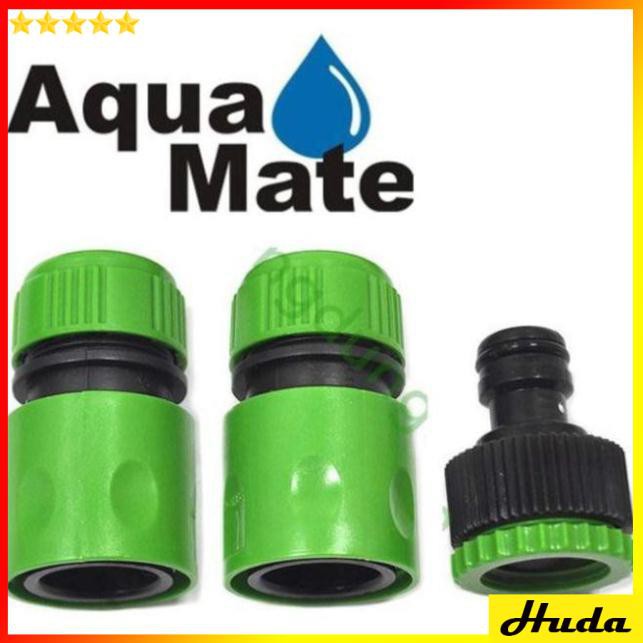 Bộ 3 Khớp Nối ống nước máy xịt rửa Aqua Mate Taiwan  DSG