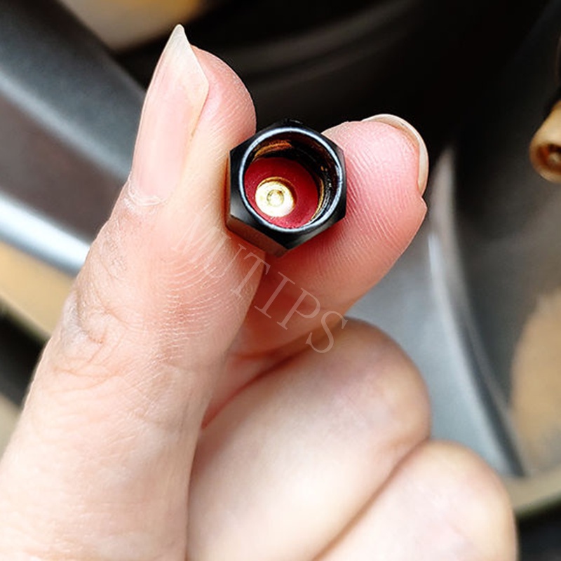 Set 4 Nắp Van Bánh Xe Hơi Mitsubishi Bằng Hợp Kim Nhôm Chuyên Dụng Cho Kuda Lancer Mirage Outlander Pajero Xpander Attrage