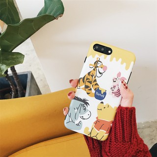 S710👐Iphone7/7P/8/8P/X Phone ỐPs Winnie The Pooh Soft Shell IMD Protective ỐPs