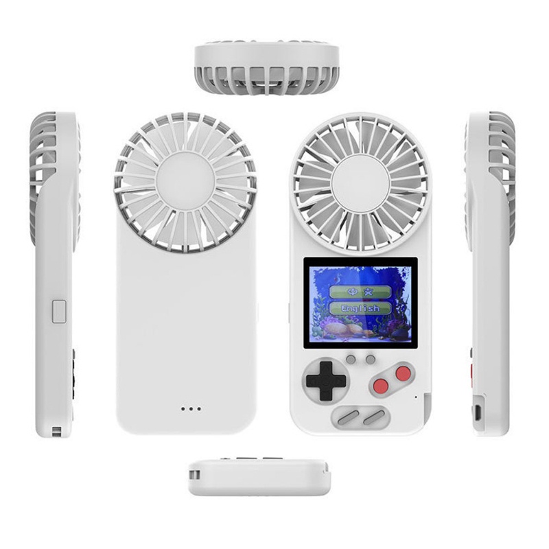 Máy Chơi Game Cầm Tay Kèm Quạt Mini 500 Trong 1