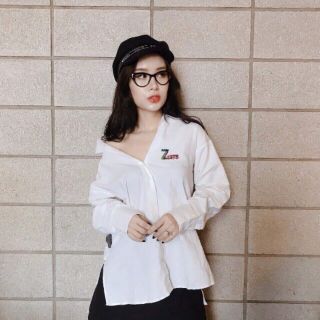 Áo sơ mi dáng xuông zara- a0006