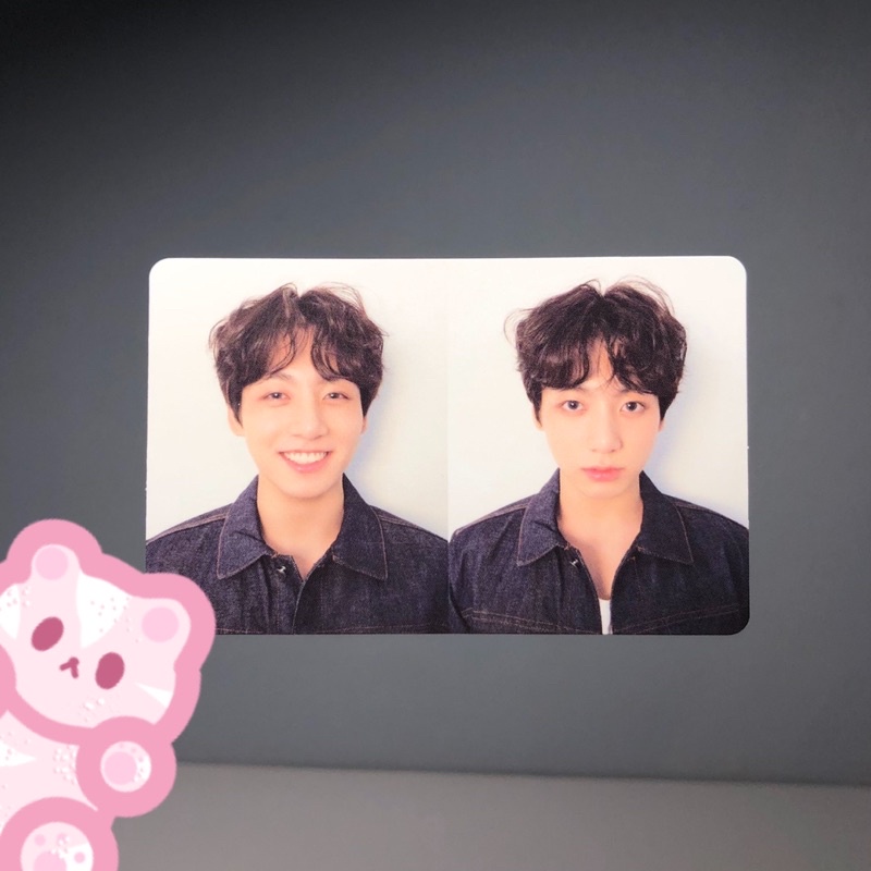 Ảnh thẻ Jungkook BTS card album chính hãng