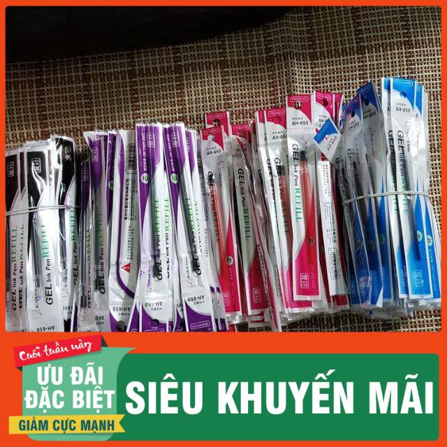 [SIÊU SALE🌟Ruột Bi Nước Giá Rẻ🌟] 100 Chiếc Ruột Bút Nước, Ngòi Bút nước loại nhỏ- to đủ màu xanh, đen, đỏ, tím