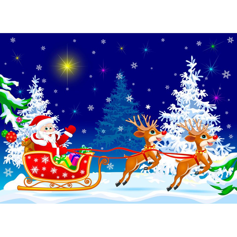 Hình ảnh ông già Noel trên chiếc xe trượt tuyết sẽ luôn gợi lên trong ta niềm vui và phấn khởi trong mỗi đêm Giáng Sinh tuyết trắng. Cùng với chiếc xe tuyệt đẹp, ông già Noel sẽ đến mang đến nhiều lời chúc tốt đẹp và quà tặng cho các bạn nhỏ trong mùa lễ hội này.