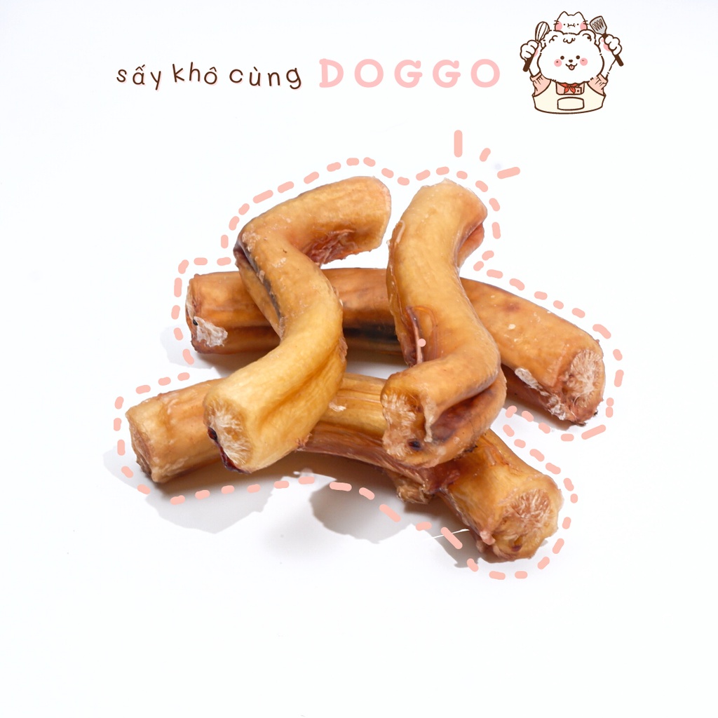 Treat Bánh Thưởng Cho Chó Pín Bò Sấy Khô DOGGOSTYLE Bully Sticks Homemade Không Chất Bảo Quản 50G