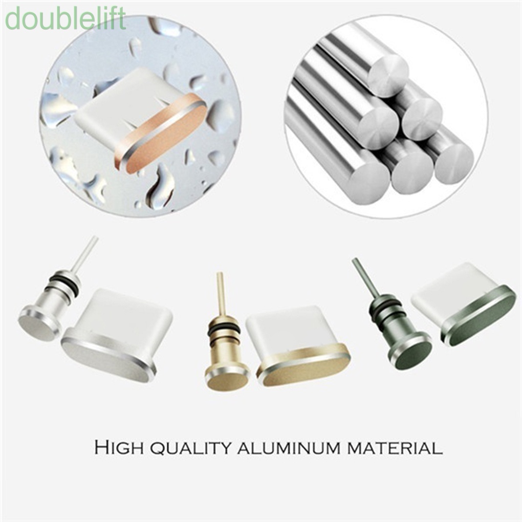Set 2 nút bịt chống bụi cổng sạc type C cho Xiaomi Huawei Samsung