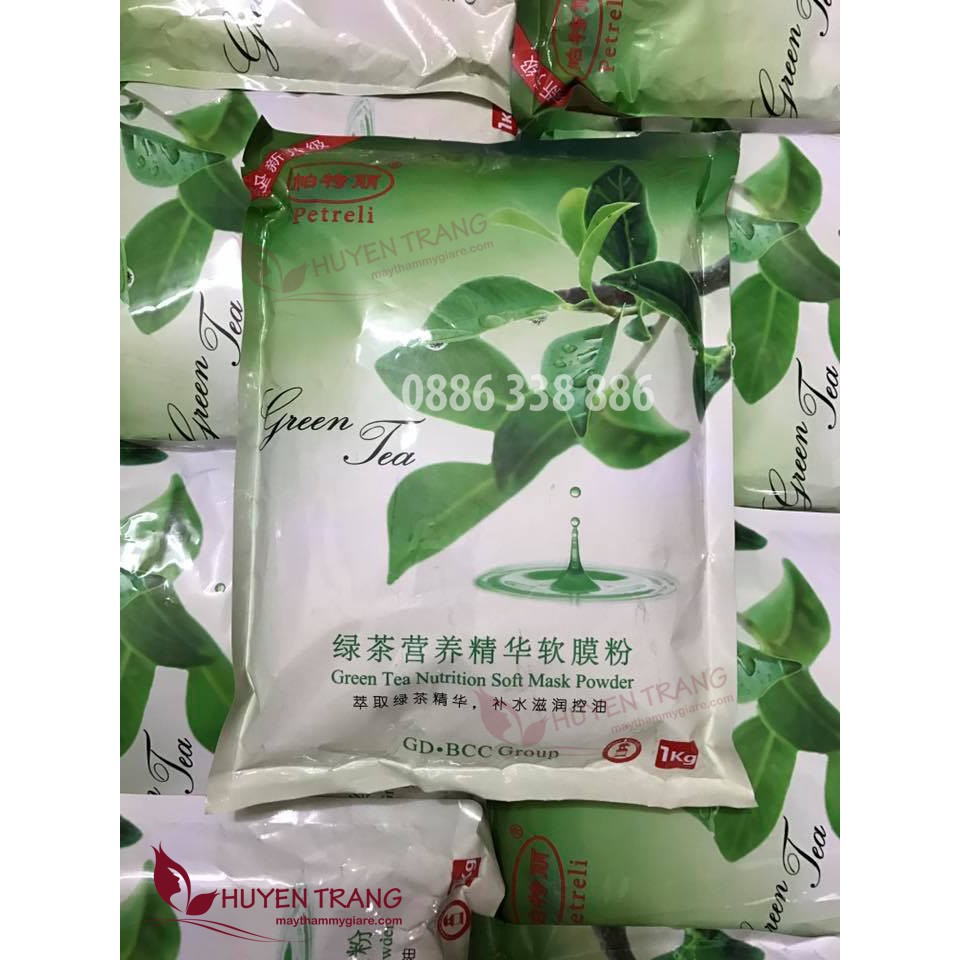 Bột Mặt Nạ Trà Xanh Mã Số Cho Da Mụn Da Dầu - Thẩm Mỹ Huyền Trang NANOCEE