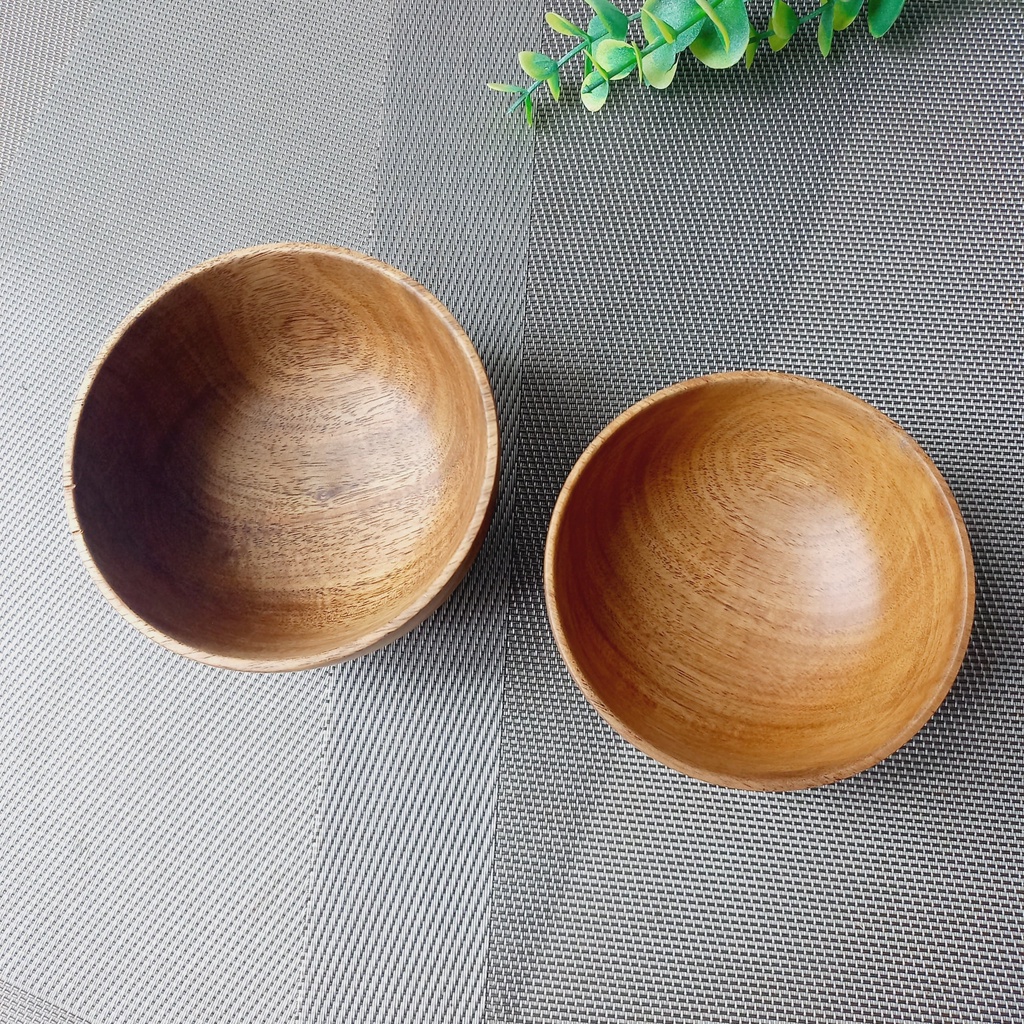Tô, Bát Gỗ Keo Ăn Cơm, Súp, Đựng Nước Chấm, Bát Gỗ Nguyên Khối Tự Nhiên Cao Cấp Của Vitrapro, Bàn Ăn, Bát Decor Chụp Ảnh