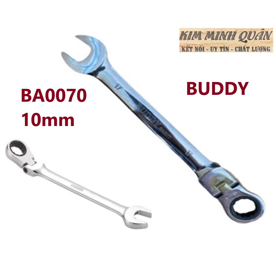 Cờ Lê Tự Động Lắc Léo Công Nghệ JAPAN 10mm BA0070 BUDDY