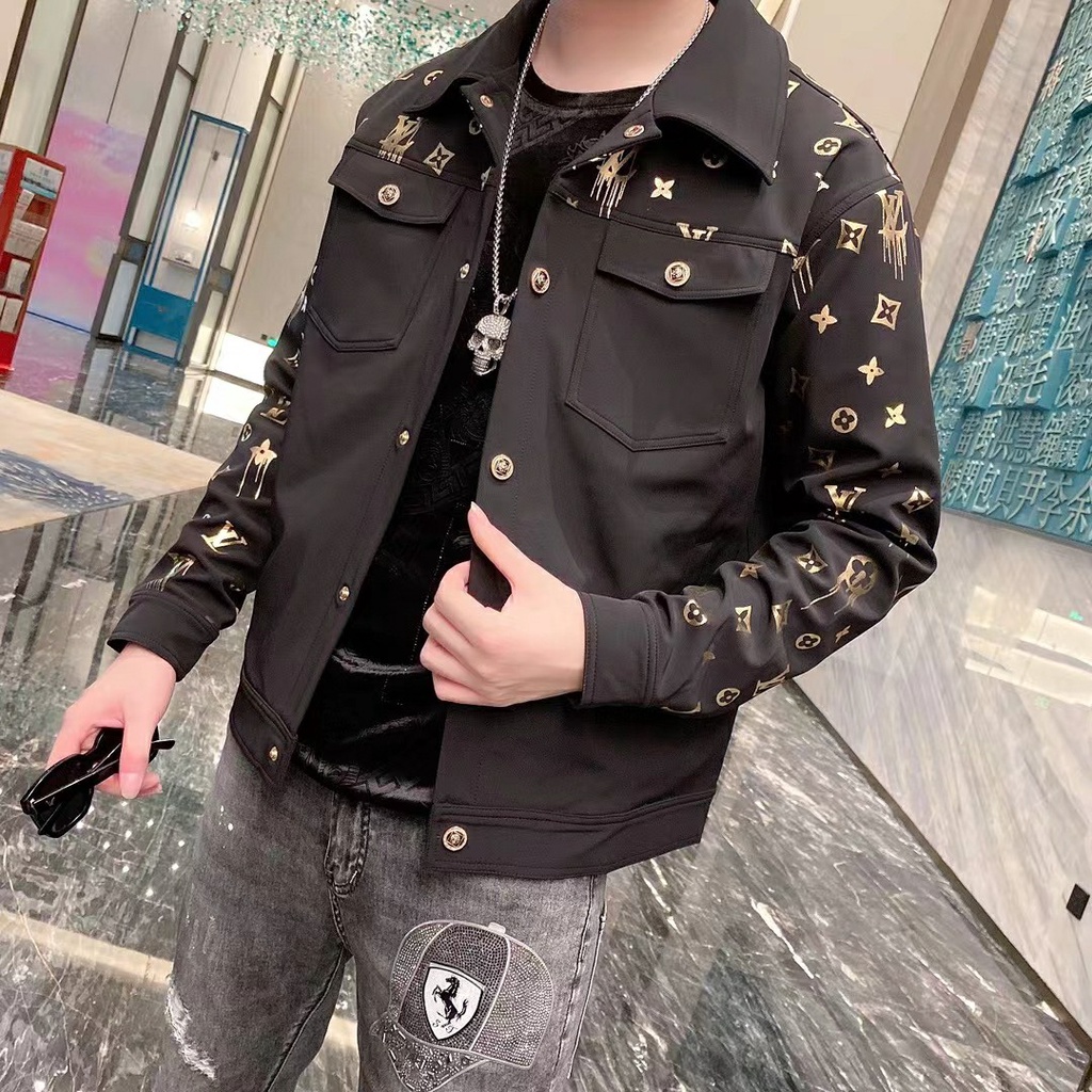 Áo khoác nam thời trang Louis Vuitton LV kiểu dáng trẻ trung, cá tính