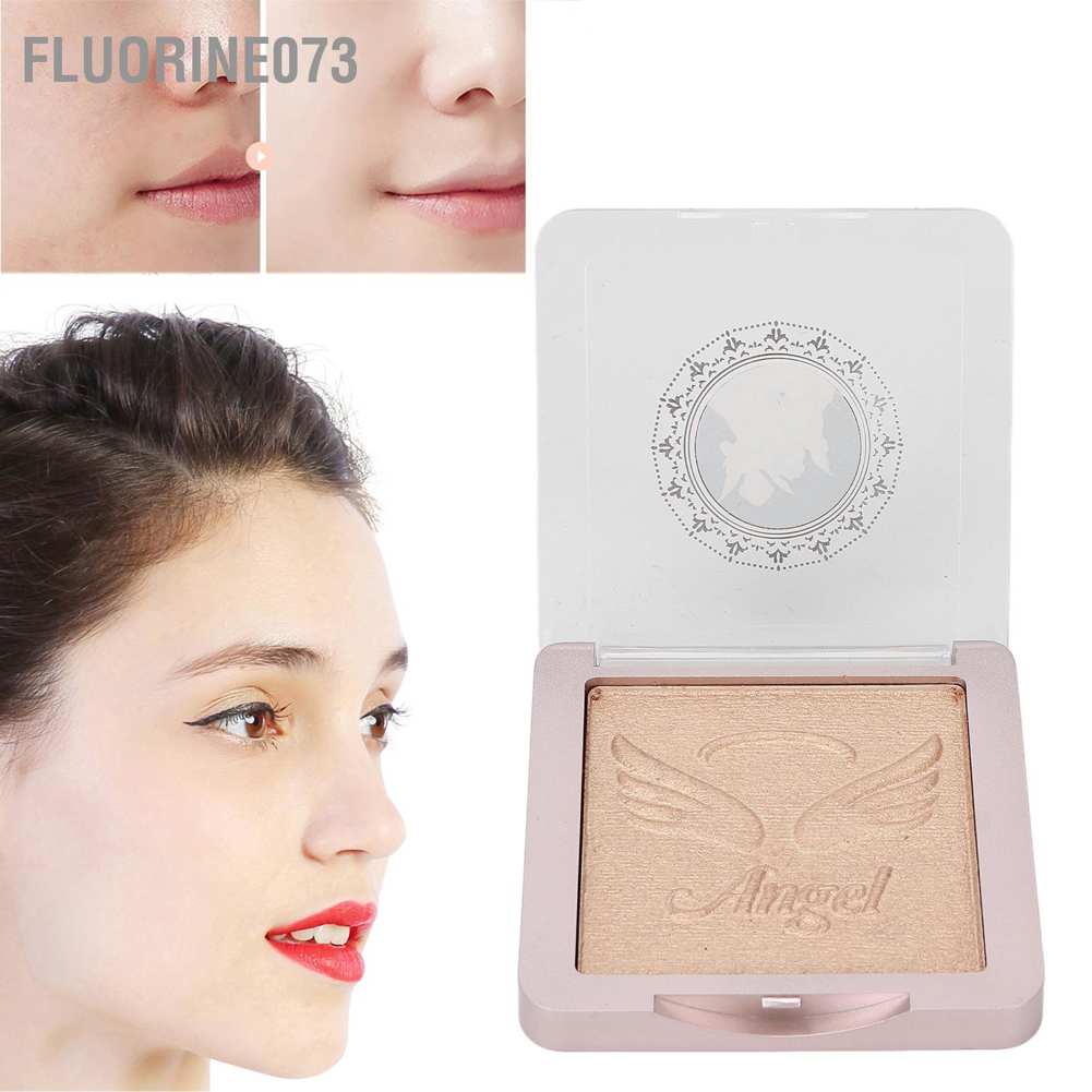 Fluorine073 Highlighting Powder Women Pearly Lustre Blemish Conceal Brightening Makeup Highlighter Cosmetics 0.2oz