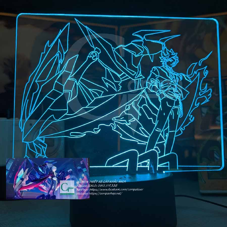 Đèn Ngủ Liên Quân Mobile Nakroth Thứ Nguyên Vệ Thần GLQM0301 16 MÀU TÙY CHỈNH