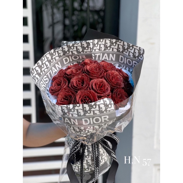 Hoa sáp thơm bó sang chảnh DIOR ❤️