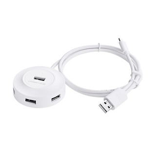 Bộ Chia 4 Cổng USB Ugreen OTG 20271 Trắng